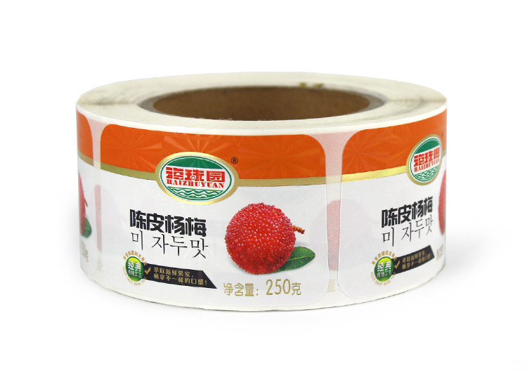 自动瓶贴卷筒不干胶